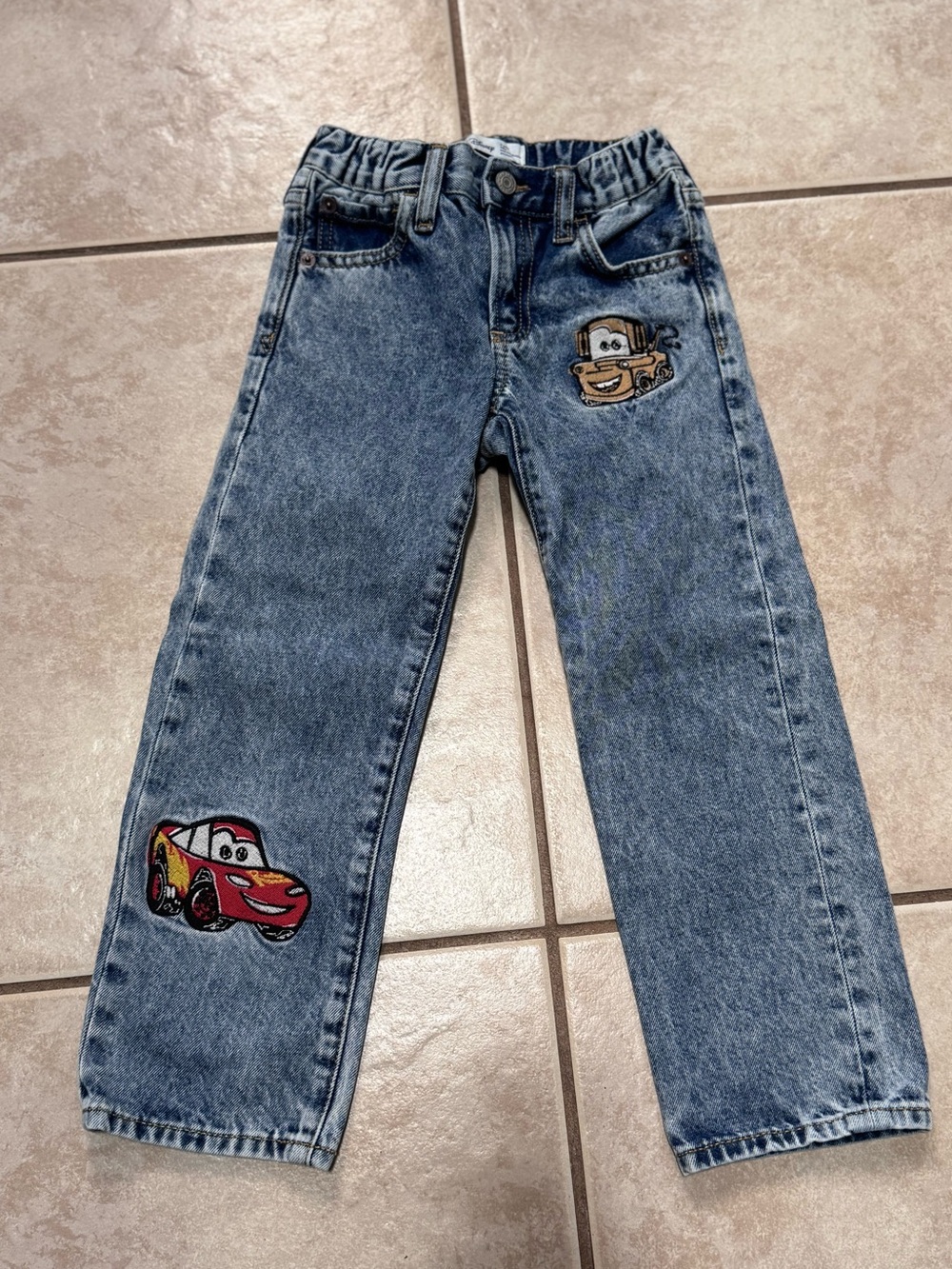 Gap Disney Cars Lightning McQueen and Mater  Jeans. NWOT